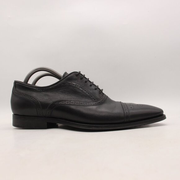 To Boot New York Italy Men’s Size 9.5 Cap-Toe Oxford Black Leather Dress Shoes main image 11